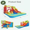 Bounce House with Ball Pit,7-in-1 Inflatable Bouncy Castle with Blower,Climbing Wall,Slide and Basketball Hoop for Backyard,Jump House Playground for Kids Toddlers Ages 3-10 Indoor Outdoor Use view 2
