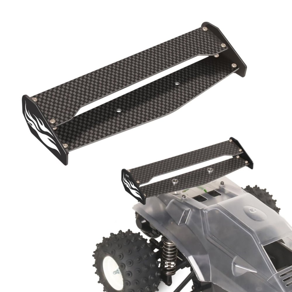 XBERSTAR RC Rear Wing for Tamiya 1/10 Hornet EVO RC Rear Wing Spoiler Carbon Fibre for Tamiya 1/10 Hornet EVO RC Accessories