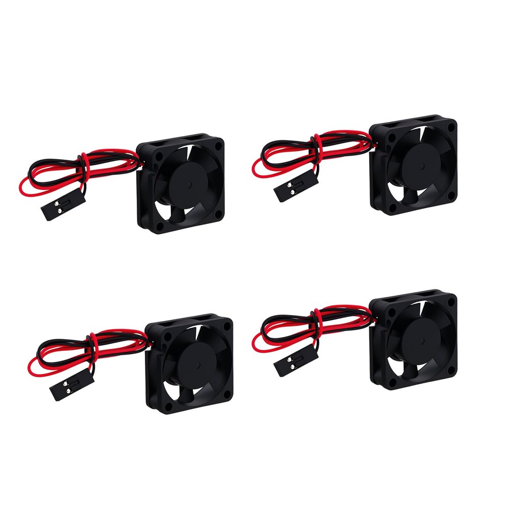 NMNRC 4Pcs Plastic 30mm 3010 RC Car Brushless Motor Heatsink ESC Cooling Fan DC 5V for HSP HPI Wltoys Himoto Tamiya Redcat 1/8 1/10 1/12 Scale 540 550 Motor Upgrades Part