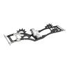 RC Crawler Transmission For Axial AX-10 SCX-10 II VS4-10 1/10 Complete Metal 3 Gear Transmission Gearbox With Motor Gear RC Car Crawler For Chassis Upgrade(Silver) view 3