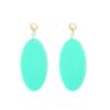 AVGUE Earrings for Momo Ayase Cosplay - Acrylic Anime Earrings Merch Costume Jewelry Accessories for Dandadan Dan Da Dan Cosplay - Women Men Halloween Party Decoration Birthday Gift Stuff, Hoop view 1