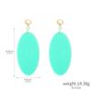 AVGUE Earrings for Momo Ayase Cosplay - Acrylic Anime Earrings Merch Costume Jewelry Accessories for Dandadan Dan Da Dan Cosplay - Women Men Halloween Party Decoration Birthday Gift Stuff, Hoop view 2