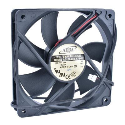 AD1224UB-A71GL 12cm 120mm fan12025 120x120x25mm 24V 0.25A Double Ball Bearing Inverter IPC Server Cooling Fan