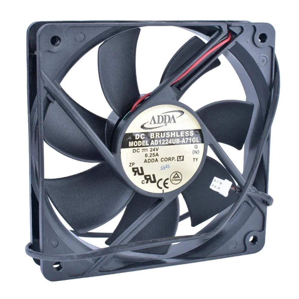 AD1224UB-A71GL 12cm 120mm fan12025 120x120x25mm 24V 0.25A Double Ball Bearing Inverter IPC Server Cooling Fan