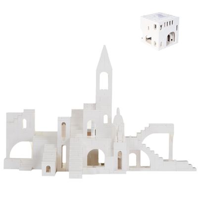 AIYIMUSIDEEN Magic Maze Building BlockWhite Imagination of X2 Castle Building Blocks980PCS Gifts for Adults