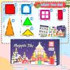 Crenova Magnetic Tiles Mini Travel Toddler Toys, 60PCS Magnetic Building Blocks for Kids Toys & Games, Educational Toy for Preschool Learning Activities for Ages 3+ Boys Girls 2025 for Kid Toy view 4