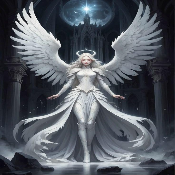 1000pcs Gothic Angel Jigsaw: Ethereal Wings in Shadowy Realm - Fun Challenging Creative Gifts for Adults and Kids Family Game
