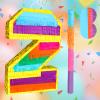 Adecortalk Rainbow Number 2 Pinata Birthday Decorations for Kids, Rainbow Pinata with Bat Stick Blindfold for Boys Girls 2th Birthday Celebrations Baby Shower Party Supplies (16.1x10.6x2.9 Inches) view 4