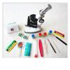 ZTBH Microscope Accessories Kit 1200X Metal Birthday Metal Student Toy Microscope with Lamp Microscope Slides view 1