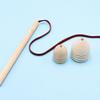 Wooden Spinnings for Kids Wood Trompos Toys Chinese Traditional Wood Spins Tops Toys with Whip view 3