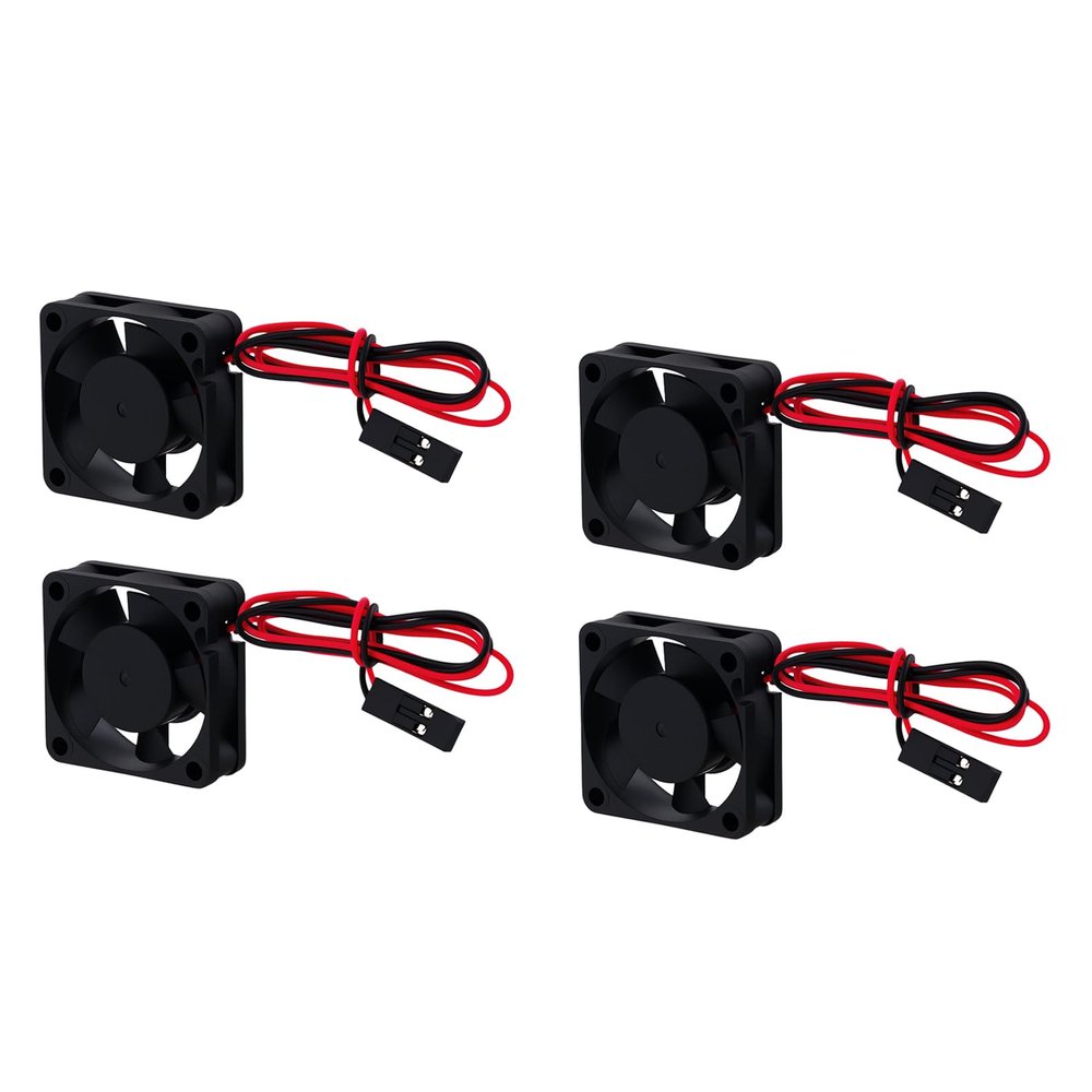 NMNRC 4Pcs Plastic 30mm RC Car Brushless Motor ESC Cooling Fan Heatsink Compatible with 1/10 1/12 1/8 HSP HPI Wltoys Himoto Tamiya Redcat Upgrades Parts