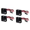 NMNRC 4Pcs Plastic 30mm RC Car Brushless Motor ESC Cooling Fan Heatsink Compatible with 1/10 1/12 1/8 HSP HPI Wltoys Himoto Tamiya Redcat Upgrades Parts view 1