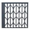 Expandable Aluminum Security Gate - Retractable 23-46in Burglar-Proof Sliding Door | Foldable Locking Balcony & Shop Gate for Home & Commercial Use (33.2x58.5in) view 1