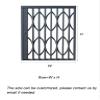 Expandable Aluminum Security Gate - Retractable 23-46in Burglar-Proof Sliding Door | Foldable Locking Balcony & Shop Gate for Home & Commercial Use (33.2x58.5in) view 2
