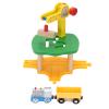 Yoidesu Wooden Toy, Wooden Track Tower Crane Toy Comfortable Hand Feeling for Kids view 3