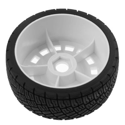 Compatible with ARRMA for Trxs for Redcat for Team for Losi WR8 1/7 1/8 RC for Rally Off-Road Parts 4pcs 100mm Tires Wheel 17mm Hex RC Wheel Tires(White)