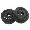 Compatible with ARRMA for Trxs for Redcat for Team for Losi WR8 1/7 1/8 RC for Rally Off-Road Parts 4pcs 100mm Tires Wheel 17mm Hex RC Wheel Tires(White) view 3