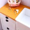 4Pcs Miniature Comb Hair Dryer Mirror Makeup Set, 1:12 Scale Dollhouse Decorations, Hair Dryer Dollhouse Miniature Bathroom Accessory view 4