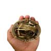 4 inch Antique Brass Armillary Nautical Sphere Astrolabe Maritime Collectible Globe view 2