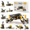 STEM 25-in-1 Education Solar Power Toys for Boys Age 8-12, Science Kits Robots Toys for Ages 8-13, Building Toys Robotics Experiment Set Birthday Gifts for Kids 8 9 10 11 12 13 14Years Old view 1
