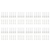 96 Pcs Chandelier Crystal Prisms Pendants Set 38 mm Clear Teardrop Icicle Chandelier Crystals Parts Replacement Crystals view 1