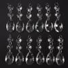 96 Pcs Chandelier Crystal Prisms Pendants Set 38 mm Clear Teardrop Icicle Chandelier Crystals Parts Replacement Crystals view 2