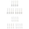 96 Pcs Chandelier Crystal Prisms Pendants Set 38 mm Clear Teardrop Icicle Chandelier Crystals Parts Replacement Crystals view 4