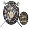 2025 NCO Sword Marine Corps Challenge Coin for 250th Anniversary 2 inch Solid Brass - USMC Birthday Ball view 1