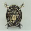 2025 NCO Sword Marine Corps Challenge Coin for 250th Anniversary 2 inch Solid Brass - USMC Birthday Ball view 4