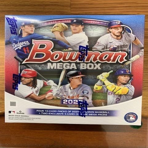 2025 Bowman Baseball Sealed MEGA Box - 50 Cards-MEGA Box