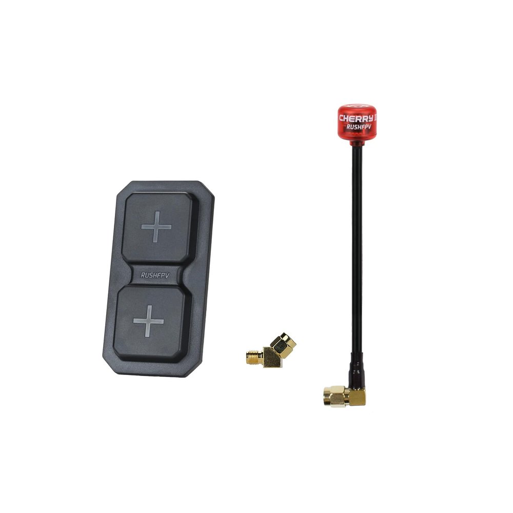 RUSHFPV FPV Goggles Antenna RHCP Range 5.8g Dual-Unit Patch Antenna SMA 11dBi for FPV Drone Goggles Antennas