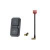 RUSHFPV FPV Goggles Antenna RHCP Range 5.8g Dual-Unit Patch Antenna SMA 11dBi for FPV Drone Goggles Antennas view 1