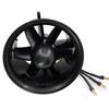 JFtech 70mm Ducted Fan with 3000KV Brushless Motor 6-Blade Propeller 4S Lipo Version Electric Engine for RC EDF Jet Airplane Aircraft view 2