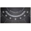 Playzaic Full Size 72" x 35" Neoprene Blackjack Roll-Out Tabletop Mat with Nonslip Rubber Backing - Smooth Surface for 7 Players and Dealer - Includes Shoulder Carrying Bag view 1