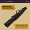 Playzaic Full Size 72" x 35" Neoprene Blackjack Roll-Out Tabletop Mat with Nonslip Rubber Backing - Smooth Surface for 7 Players and Dealer - Includes Shoulder Carrying Bag view 3