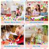 EUOCENK 50PCS 32mm Rubber Bouncy Balls in Bright Colors, Small Bouncing Balls Toys for Party Favors, High Bouncy Ball Bulk for Kids, Classroom Rewards, Birthday Gifts, Goodie Bag, Treasure Box Prizes view 2