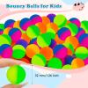 EUOCENK 50PCS 32mm Rubber Bouncy Balls in Bright Colors, Small Bouncing Balls Toys for Party Favors, High Bouncy Ball Bulk for Kids, Classroom Rewards, Birthday Gifts, Goodie Bag, Treasure Box Prizes view 3