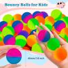 50PCS 45mm Bouncy Balls for Kids, Jumbo Super Bouncing Balls in Bright Colors, Rubber Bounce Balls for Party Favors, Goodie Bags Stuffers, Girls, Boys, Birthday Gifts, Classroom Rewards, Prizes view 3