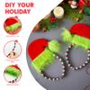 JOYIN 2 Pcs Christmas Elf Hat Headbands, Xmas Elf Furry Hat Headbands with Red & Green Fabric-wrapped, Christmas Headdress for Adults and Children, Parties Role-playing Photo Props view 4