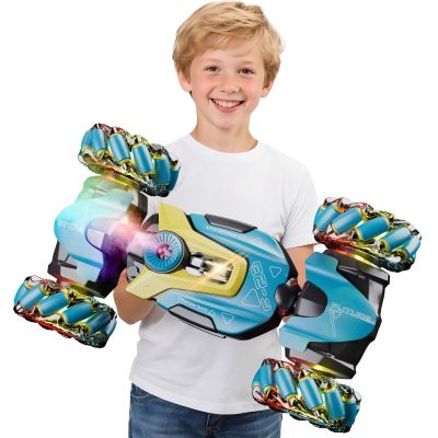 4DRC Gesture Sensing RC Stunt Car-Toys for Boys Girls for Ages 5-8-12,4WD Hand Controlled Remote Control Twist Car 360 Spins All Terrains Kids Toys, for Kids Age 6 7 9 10 11 12 Years Old