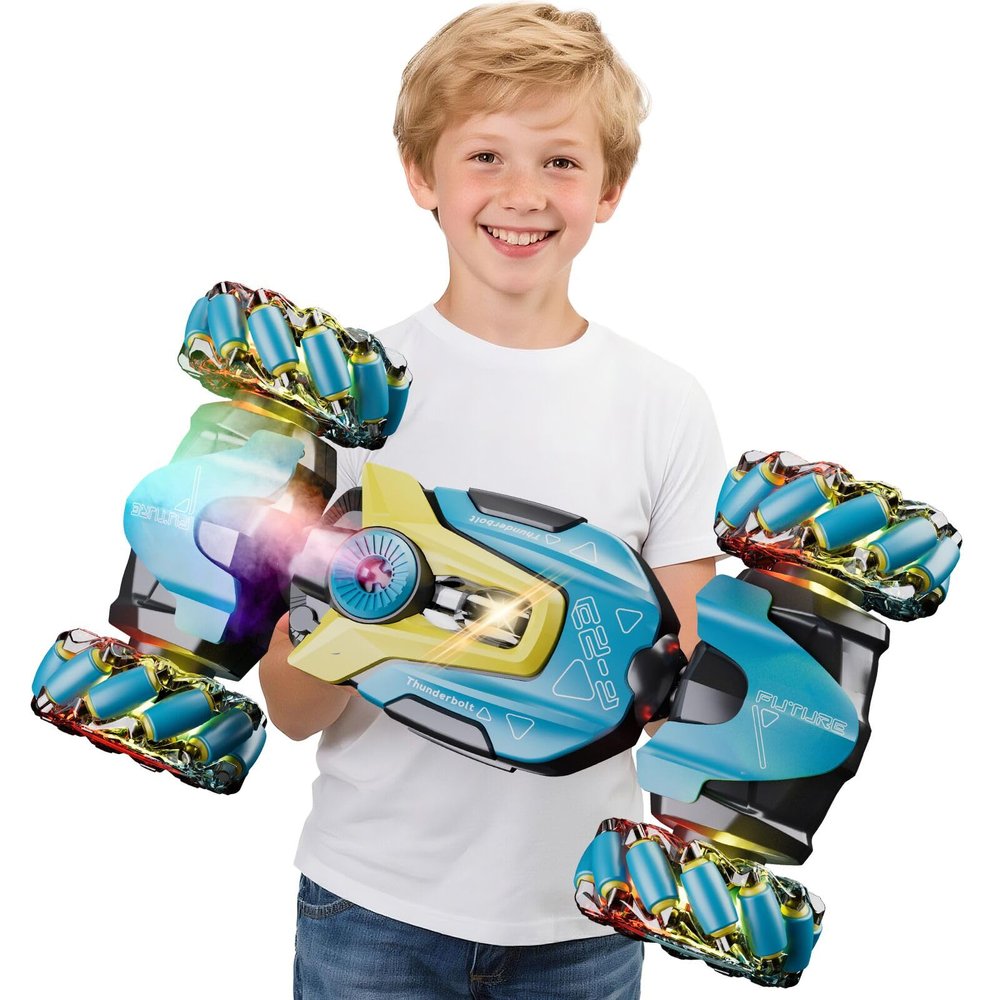 4DRC Gesture Sensing RC Stunt Car-Toys for Boys Girls for Ages 5-8-12,4WD Hand Controlled Remote Control Twist Car 360 Spins All Terrains Kids Toys, for Kids Age 6 7 9 10 11 12 Years Old