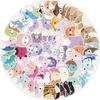 100Pcs Cute Cartoon Stickers, Water Bottle Stickers for Teens, Kawaii Vinyl Phone Laptop Skateboard Animal Waterproof Sticker, Waterproof Vinyl Decals for Scrapbooking, Journalling, Notebook. view 1