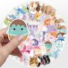 100Pcs Cute Cartoon Stickers, Water Bottle Stickers for Teens, Kawaii Vinyl Phone Laptop Skateboard Animal Waterproof Sticker, Waterproof Vinyl Decals for Scrapbooking, Journalling, Notebook. view 2