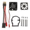 Aluminum Motor Heatsink with Cooling Fan for 1/8 Sledge 4WD Monster Truck #95076-4  RC Motor Cooler Upgrade Part view 1