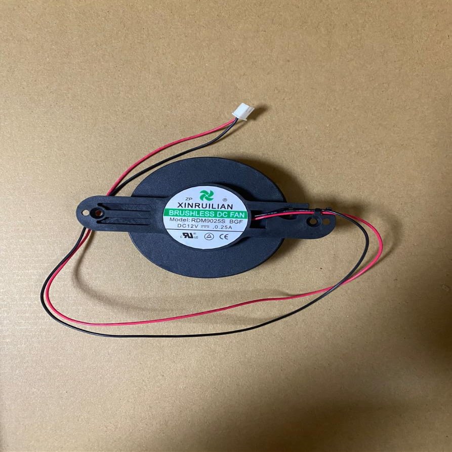 1PC For XINRUILIAN SCIENCE RDM9025S BGF 12V 0.25A 2-wire cooling fan