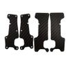 4Pcs Carbon Fiber Front & Rear Swing Arm Dustproof Protection Plates for 1/8 4WD Sledge Monster Truck Upgrade Part, Replace #9633, #9634 view 3