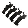 4Pcs Carbon Fiber Front & Rear Swing Arm Dustproof Protection Plates for 1/8 4WD Sledge Monster Truck Upgrade Part, Replace #9633, #9634 view 4