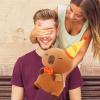 Achwishap Happy Birthday Capybara Plush,Capybara Stuffed Animal-14 Kawaii Capybaras Plush Dolls,Cute Plushies Pillow Soft Kids Birthday Plushies Gifts,Cuddly Adults Birthdays Party Plushie Animal view 3