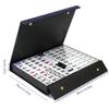 Chinese 1.55"(40MM) Large Purple Mahjong Set with Blue Vinyl Case -152 Melamine Tiles (144 + 8 Blank), Including Dice, Wind indicator,Chips & Mahjong Mat (Majiang)-Collector's Edition for Game Night view 4
