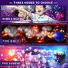 3 in 1 Smoke Bubble Machine for Parties - Big Foam Blower with 10,000+ Fog-Filled Bubbles/Minute, Remote Control & DMX for Christmas, Weddings & Birthdays view 4